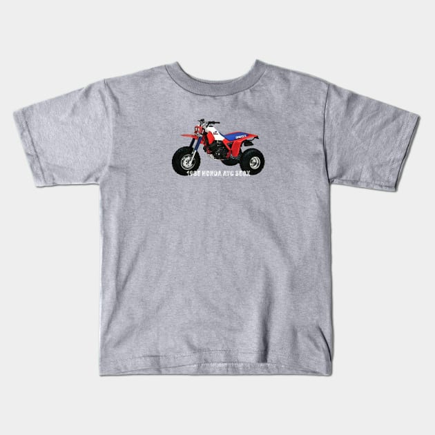 ATC 350X 3 WHEELER ATV Kids T-Shirt by Cult Classics